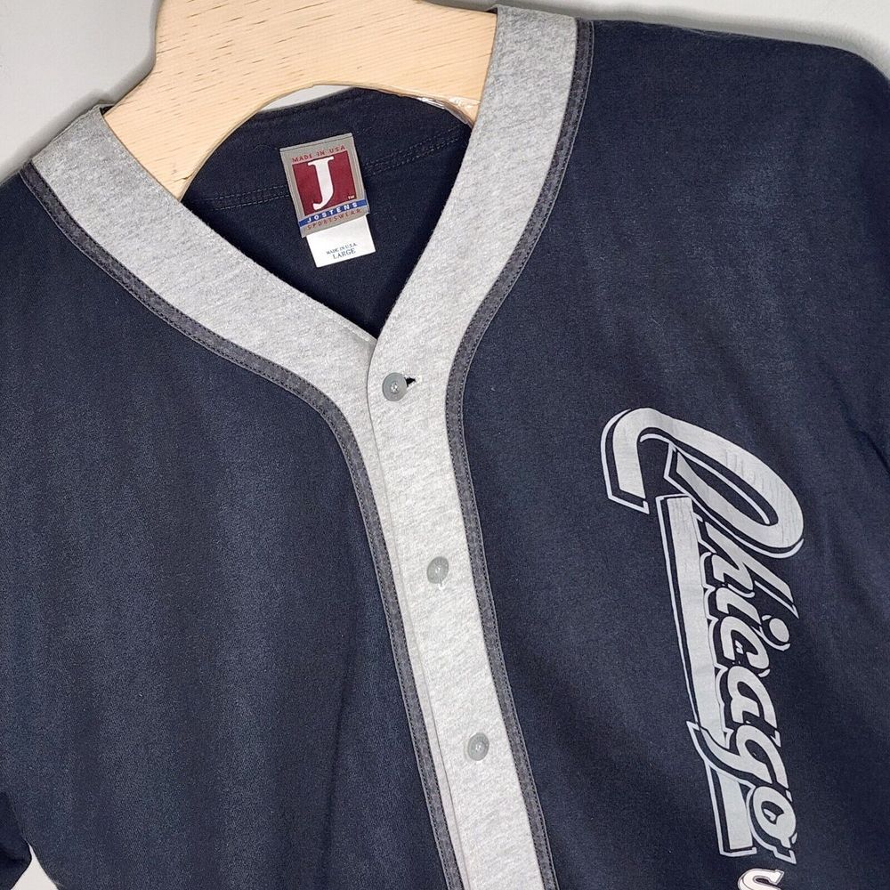 Vintage Jostens Sportswear MLB 1993 Chicago WHITE SOX Short Sleeve Top Men's L - Picture 2 of 13